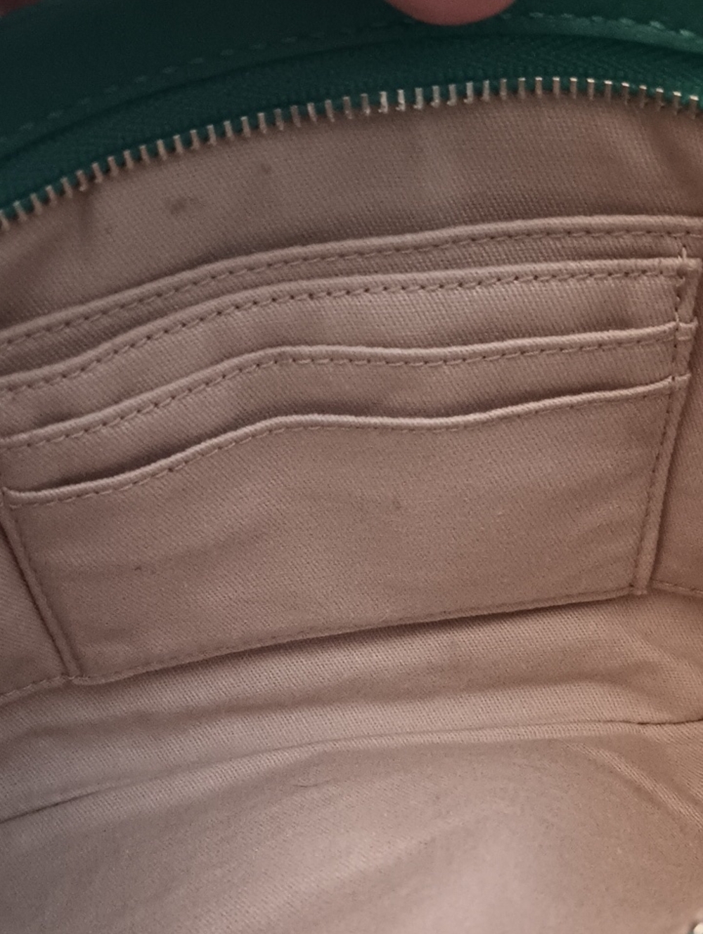 Coach Green Leather Wristlet Clutch - Picture 12 of 15